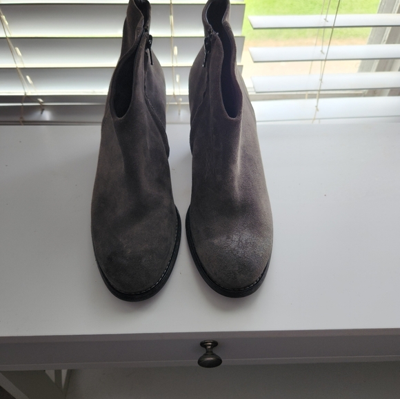 Paul Green Grey Boots Size 7.5 - Picture 2 of 7